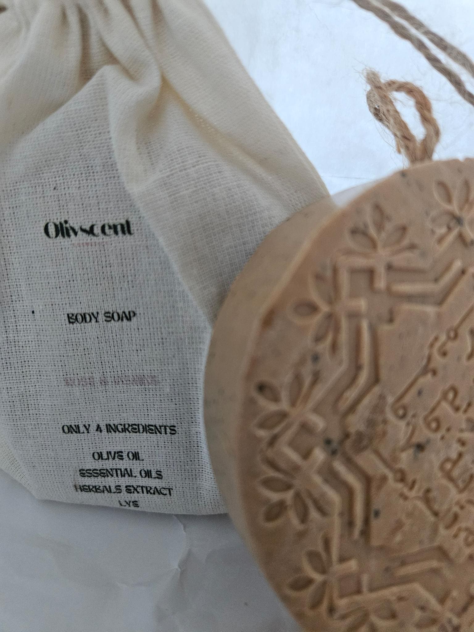 Olivscent Rose & Jasmine Scented Soap